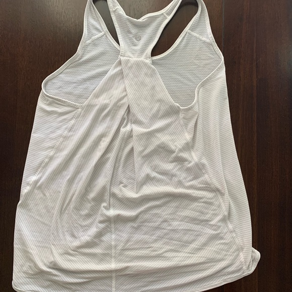 Lululemon white and gray tank - Picture 3 of 7